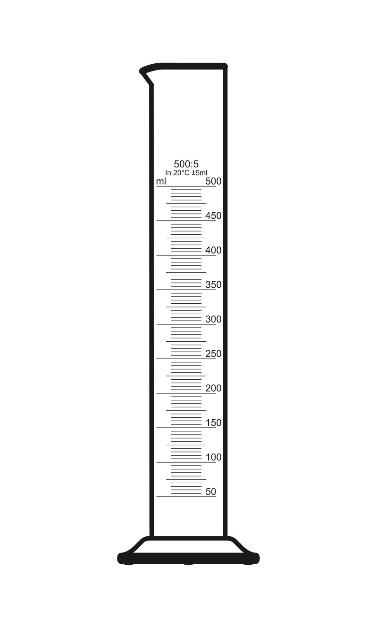 Химический стакан с водой