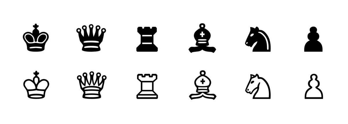 Шахматные фигуры вектор