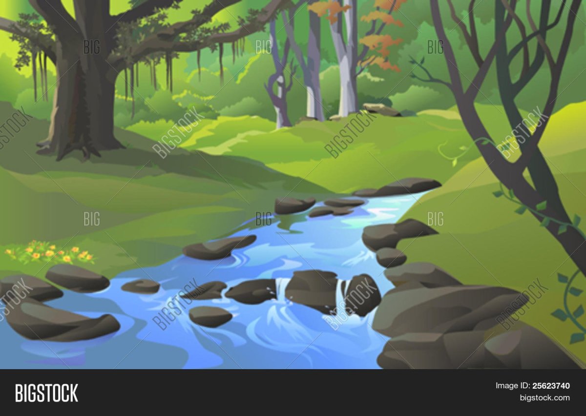 Волны нарисованные