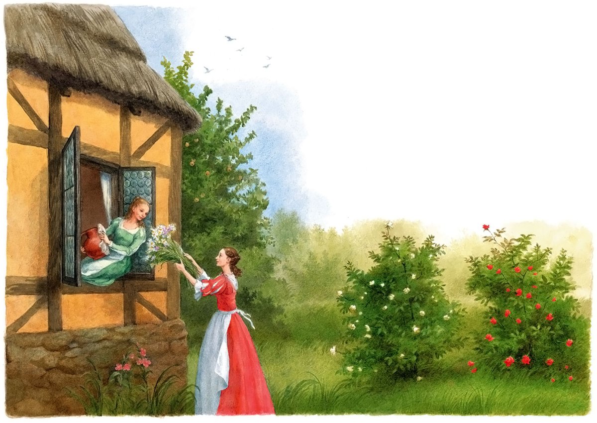 2. Гримм братья “Беляночка и Розочка”