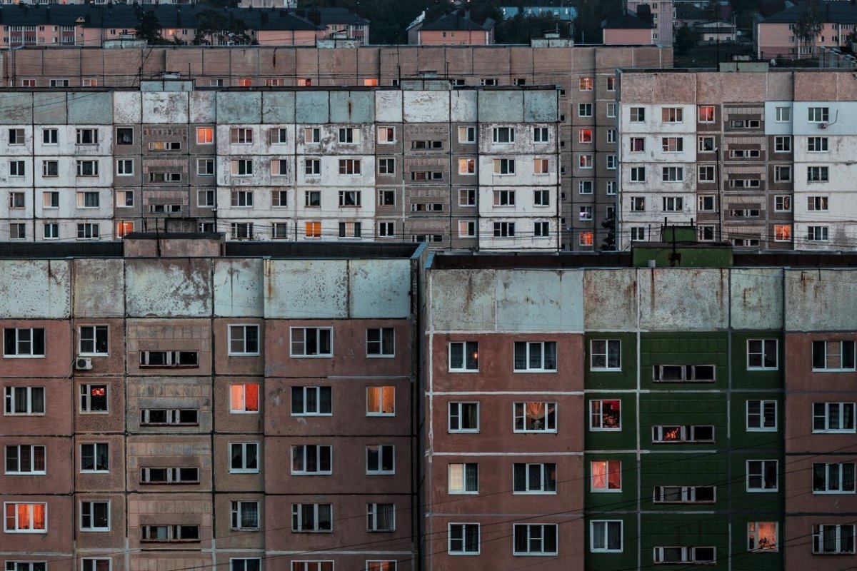 Фасады хрущевок