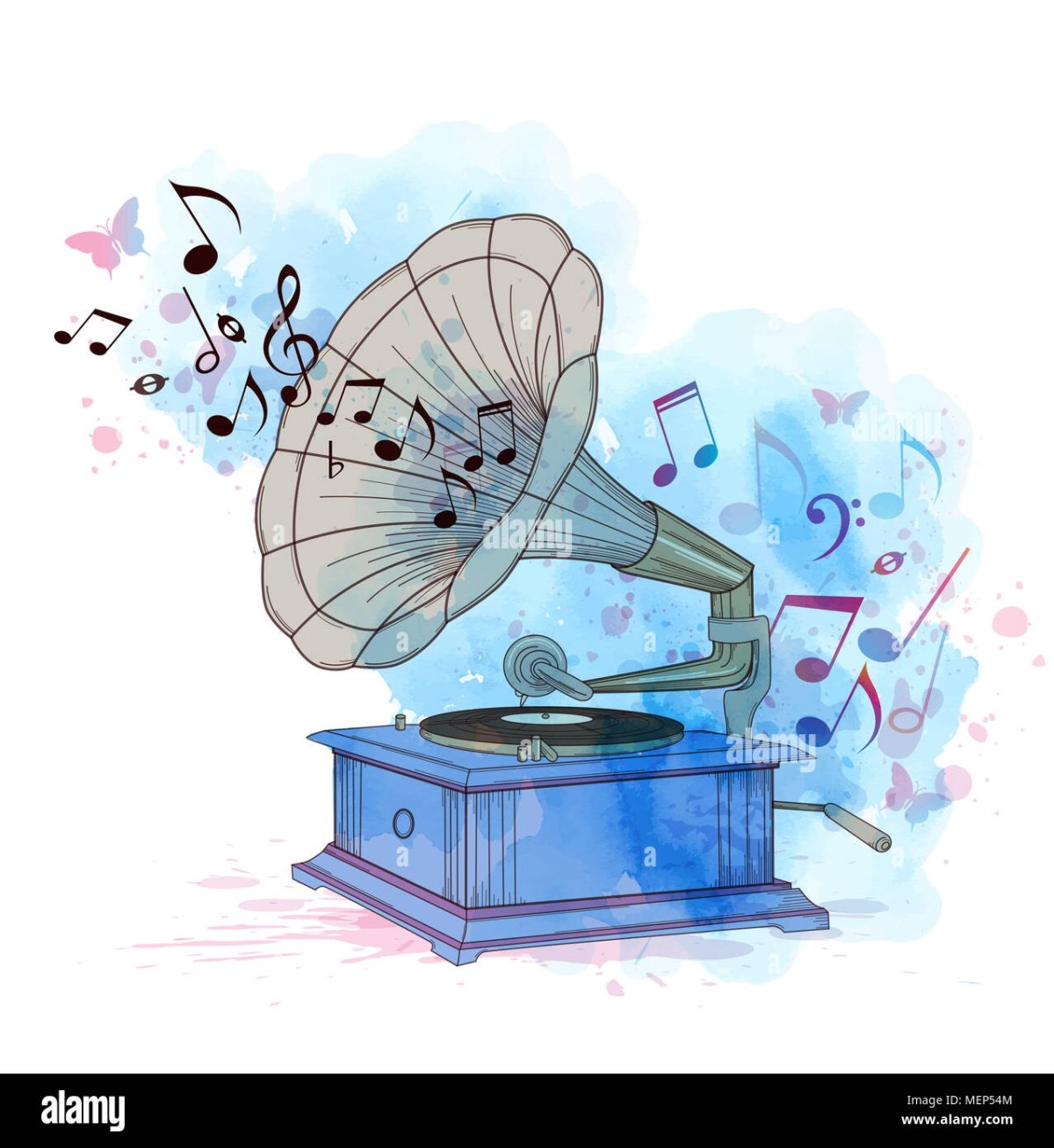 Граммофон стимпанк