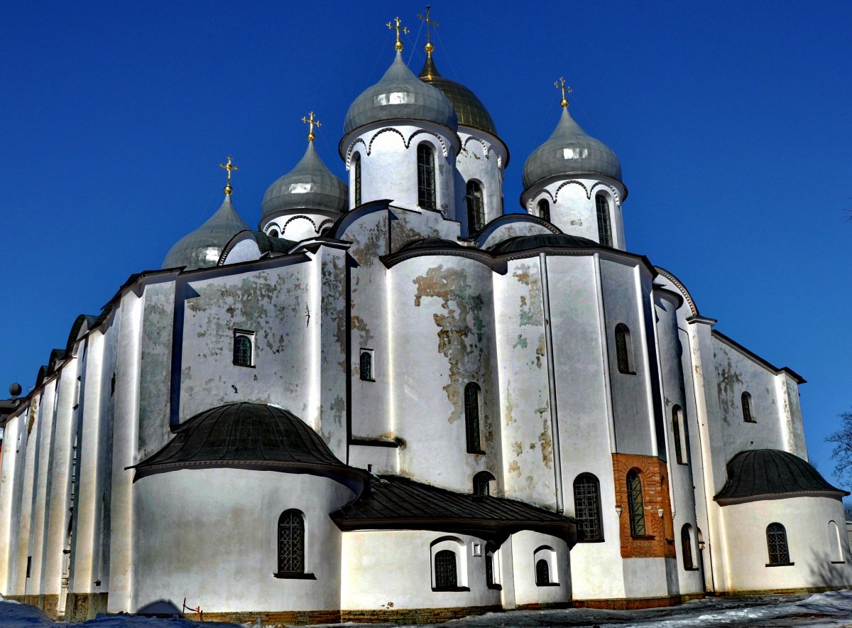 Софийский собор в Новгороде чб