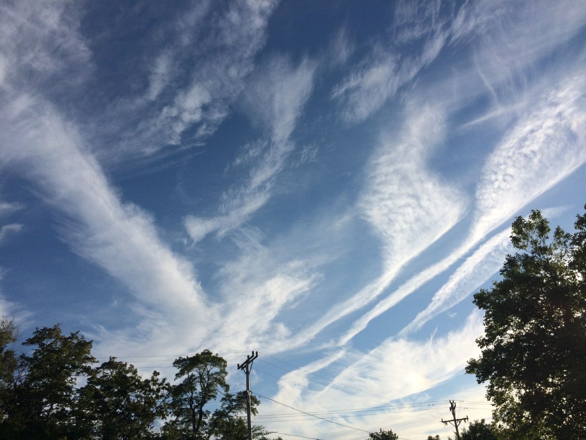 Перисто-Слоистые волокнистые облака