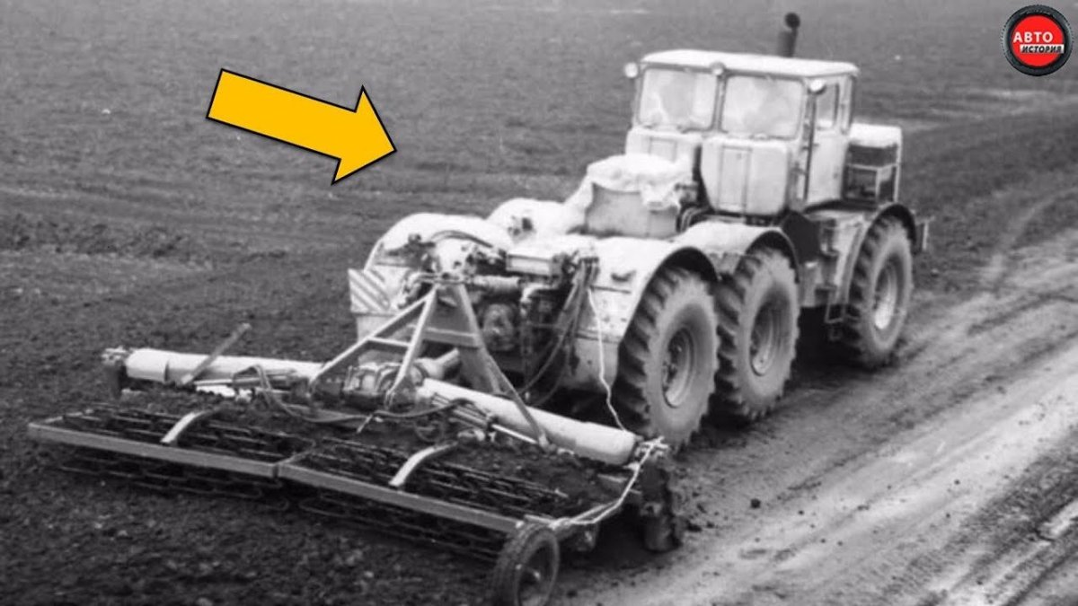 Трактор Кировец к 744 с прицепом