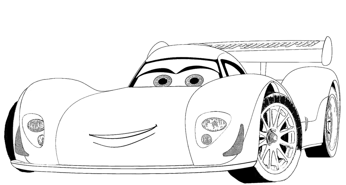 Машинка для разукрашивания 3 года Маккуин