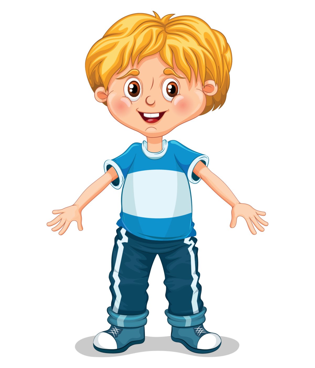 Мальчик мультяшный