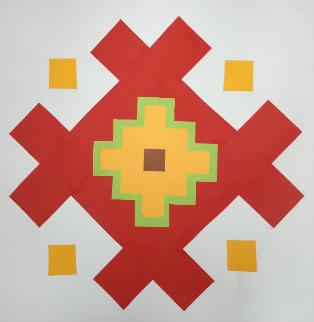 Элементы Чувашского народного орнамента на монументе Чебоксары