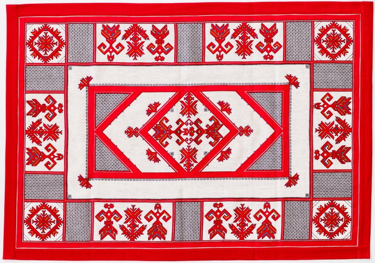 Чувашский узор "Древо рода, жизни, мудрости"