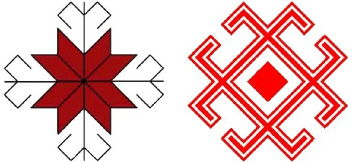 Марийский орнамент солнце кече