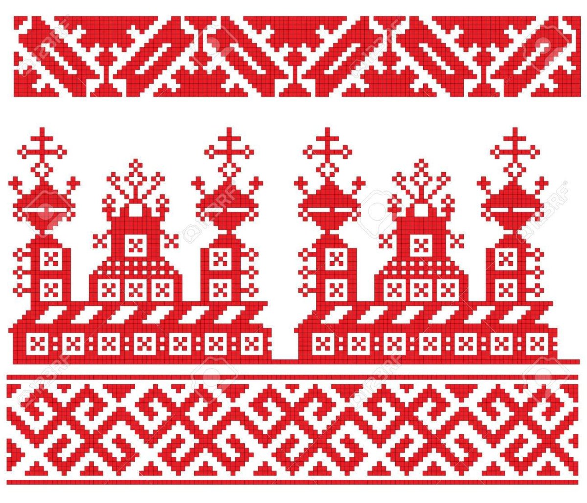 Национальный шарф чувашей