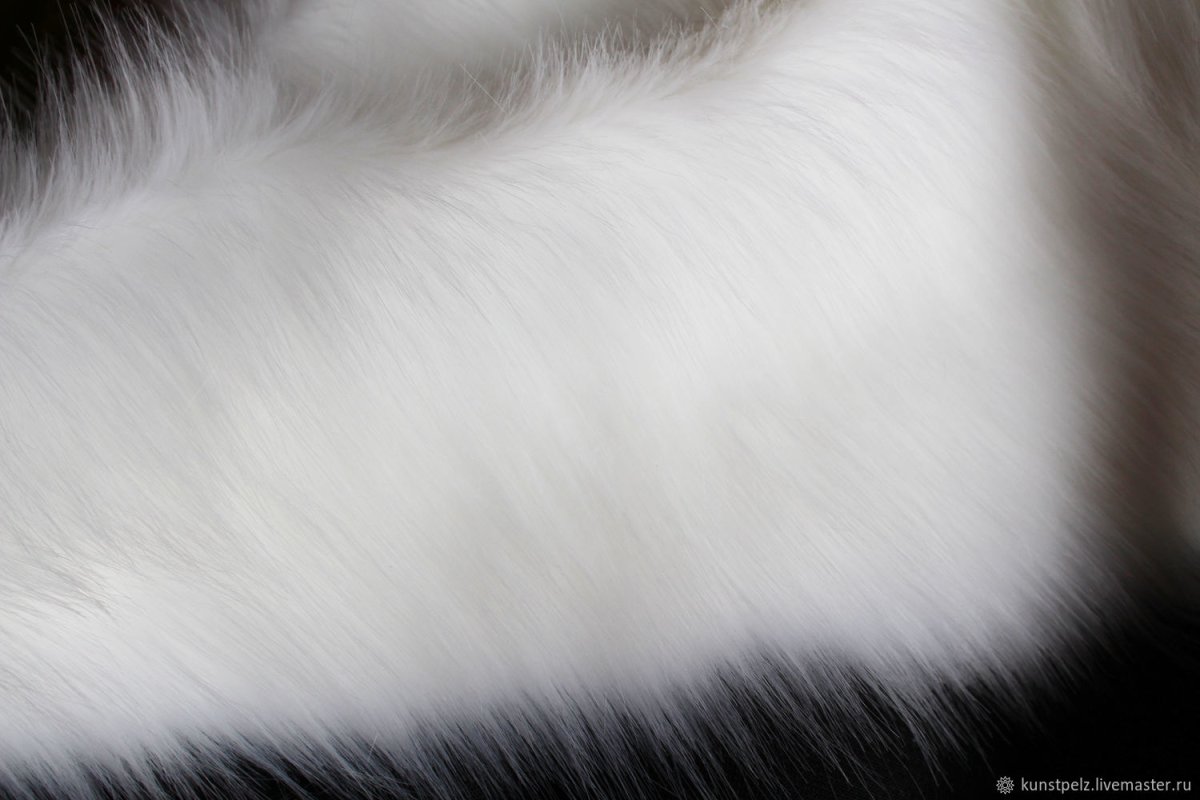 Мех длинноворсовый песец