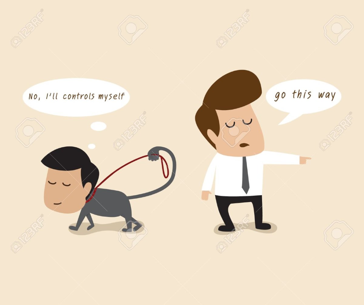 Самообладание иллюстрация