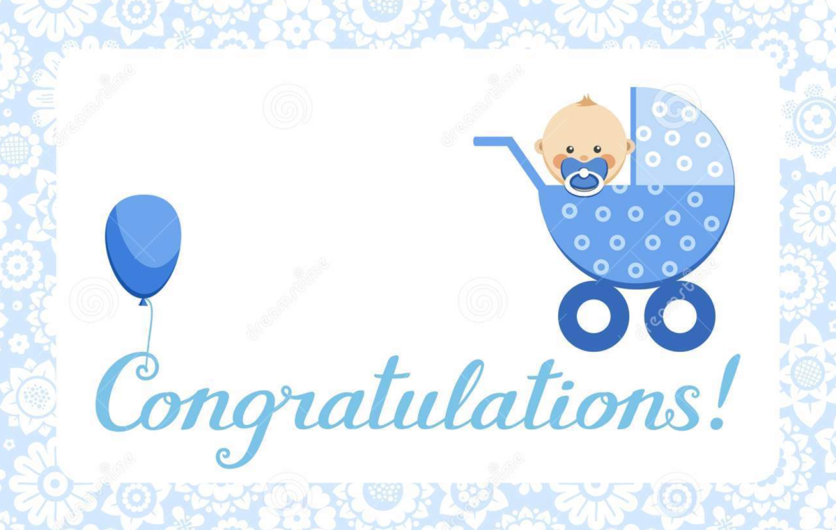 Открытки для новорожденных