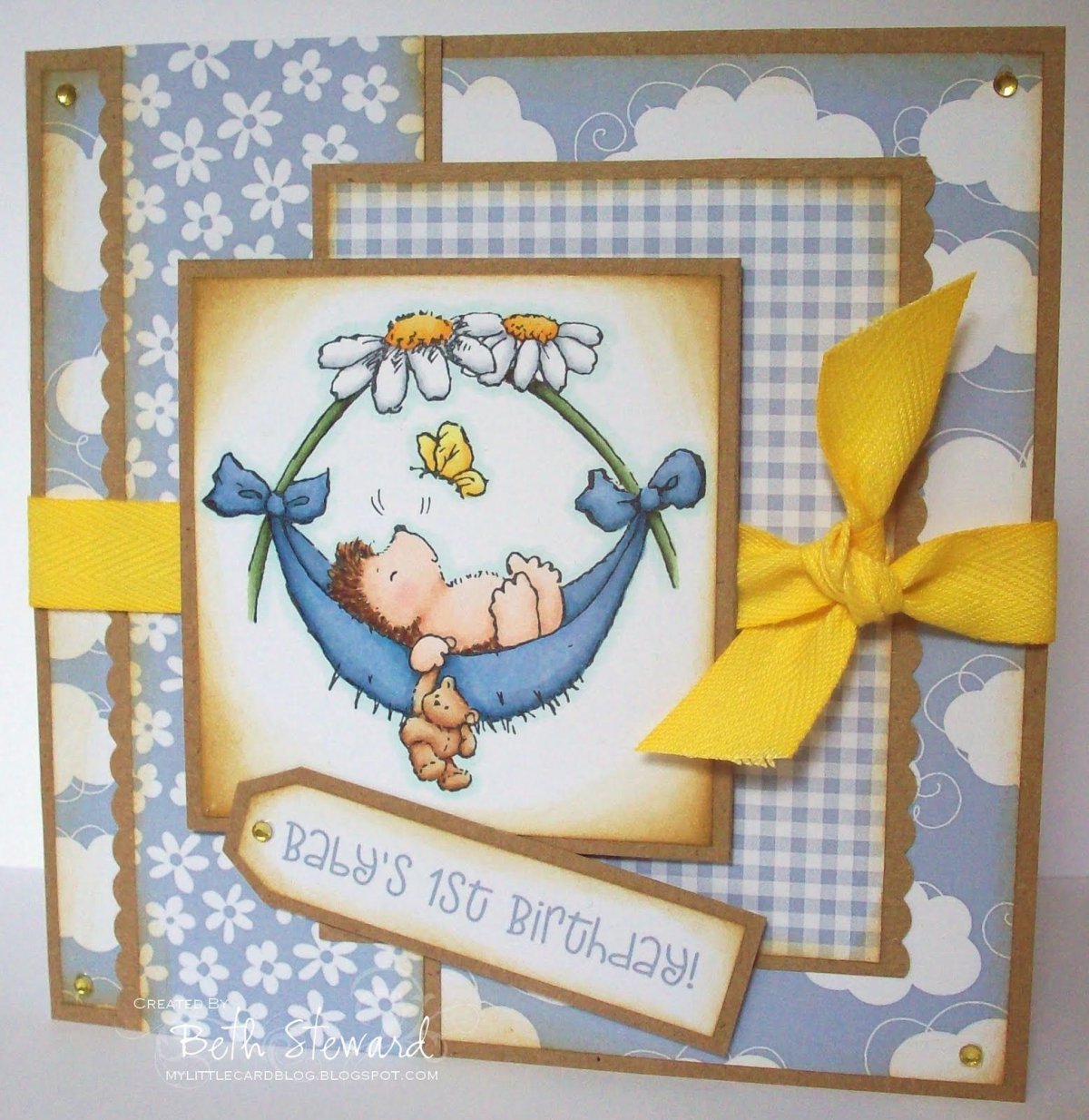 Открытка с пинетками