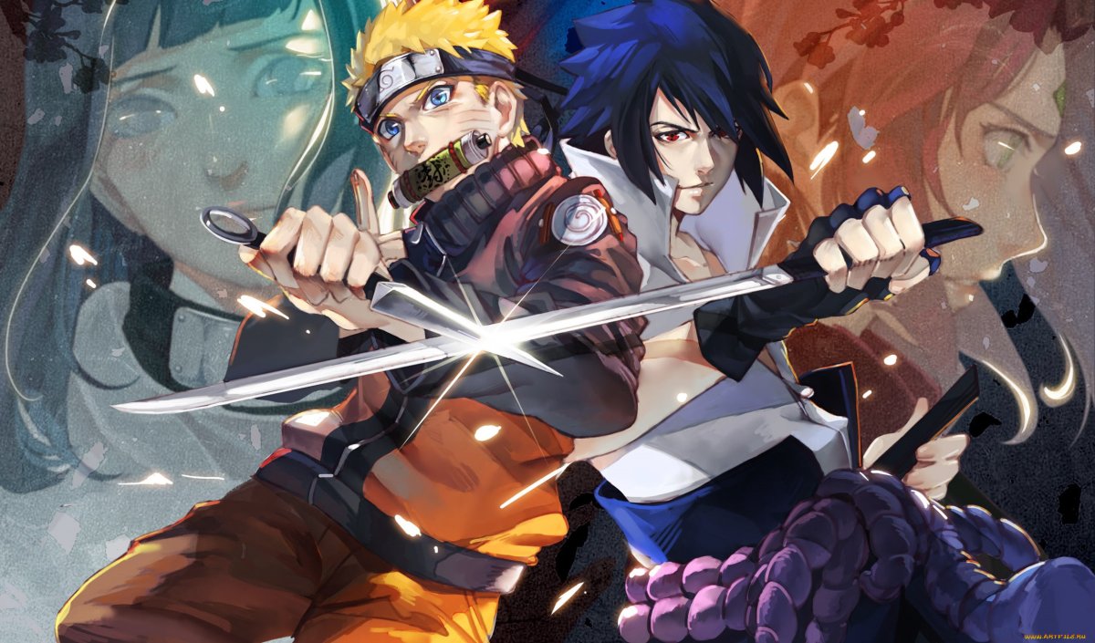 Аниме Naruto Sasuke