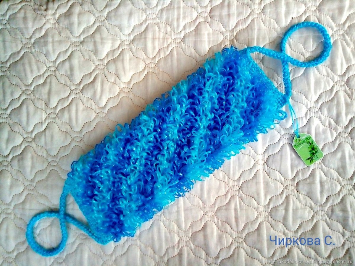 Вязаные мочалки