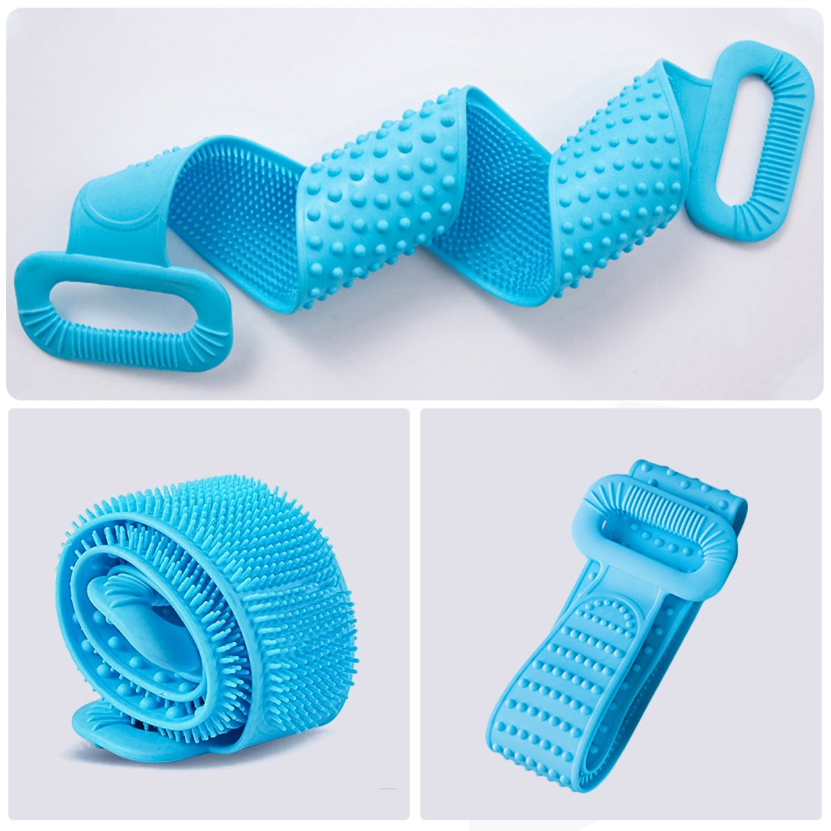 Мочалка из полипропилена варежка 21х18 см 6 цветов банные штучки 30