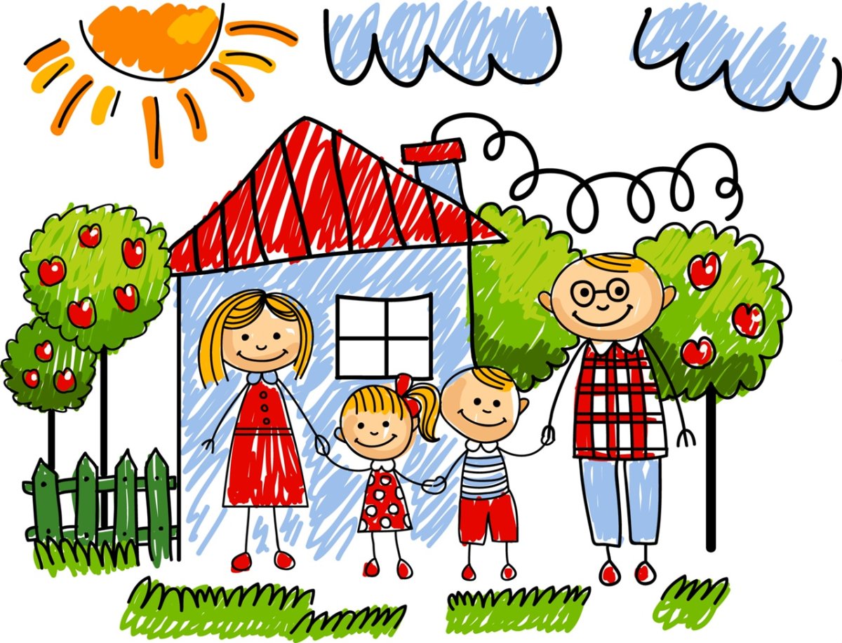 Семья рисунок