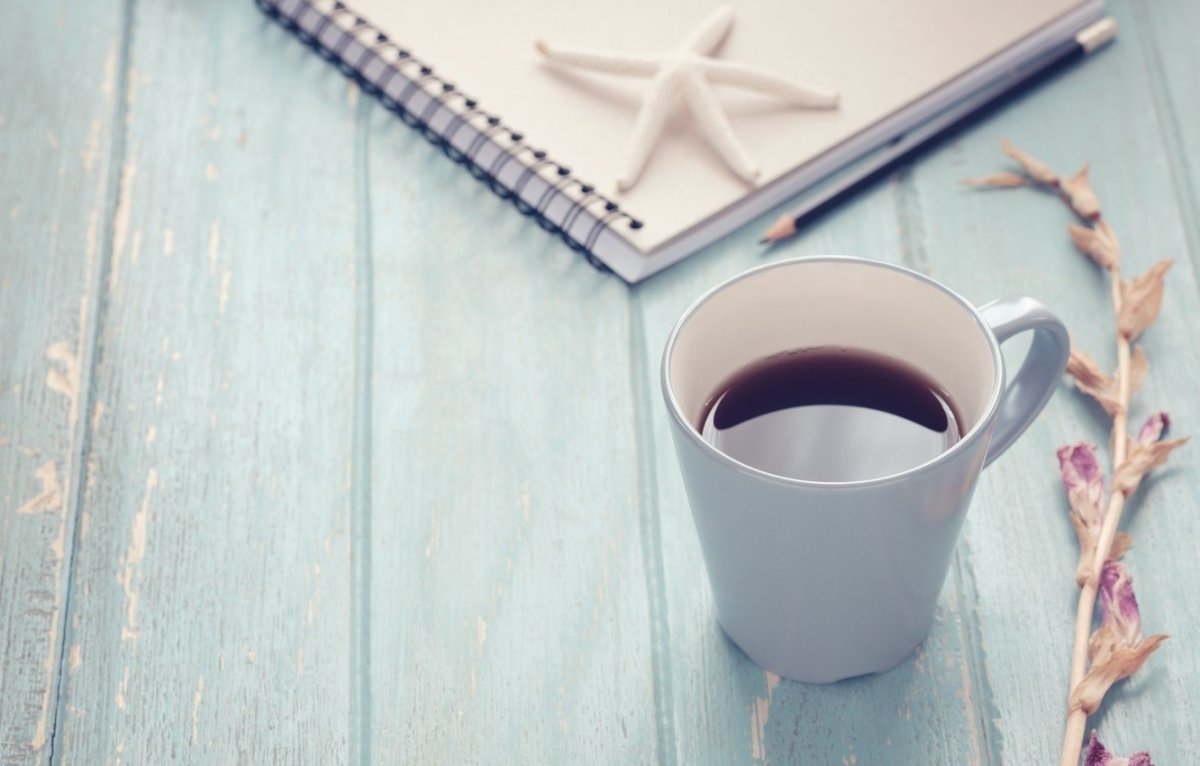 Фотофон с чашкой кофе