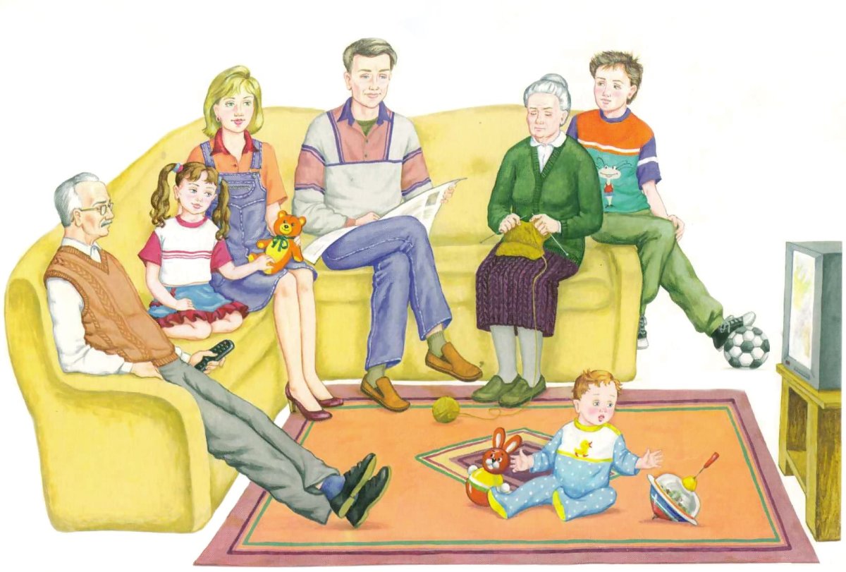 Конкурс рисунков моя семья