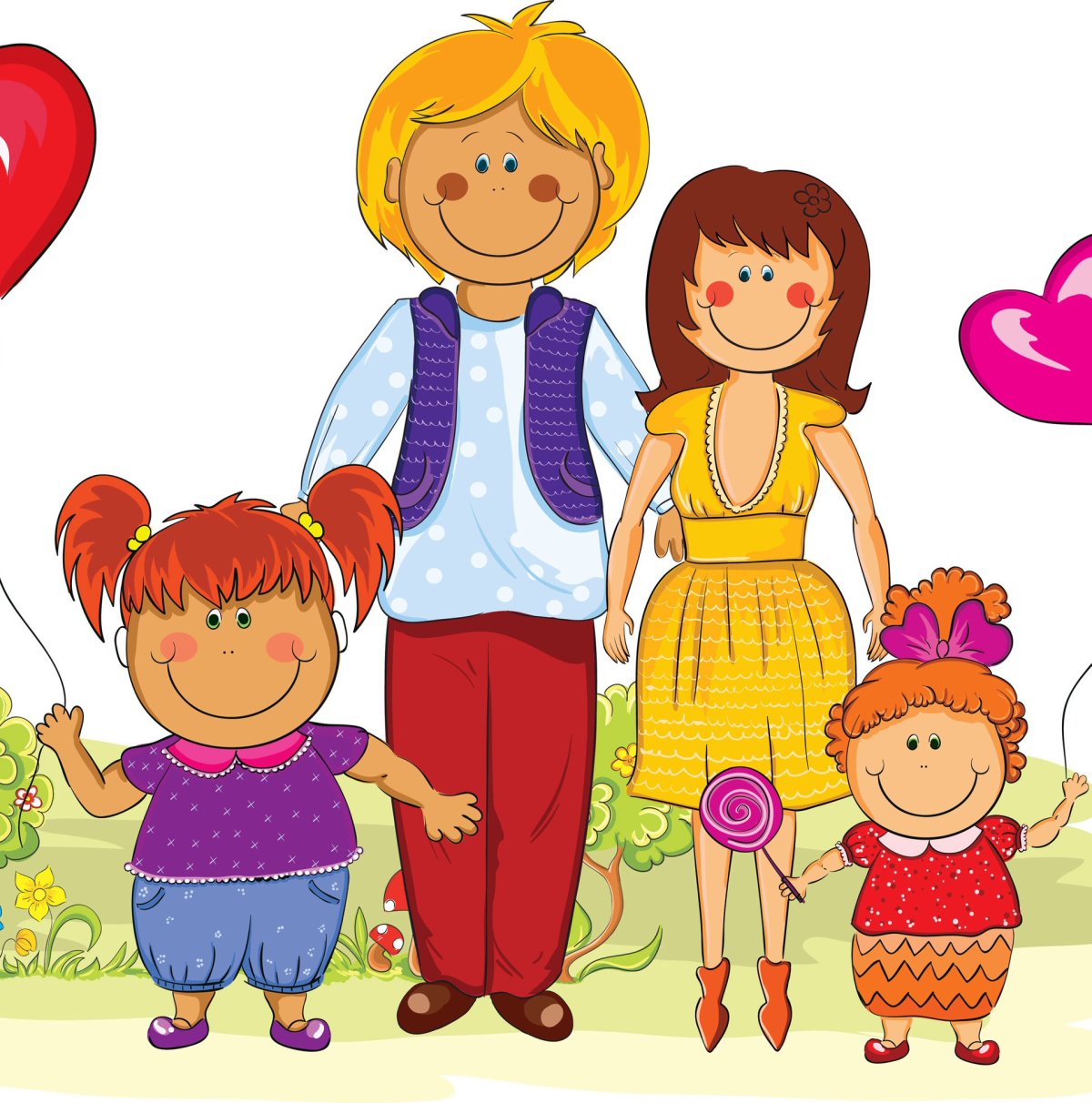 Дружная семья