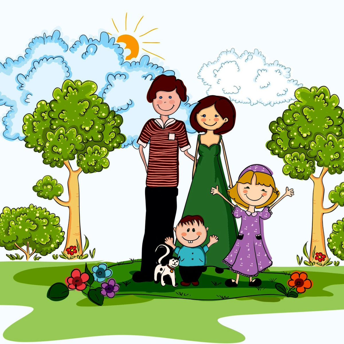 Картина моя семья