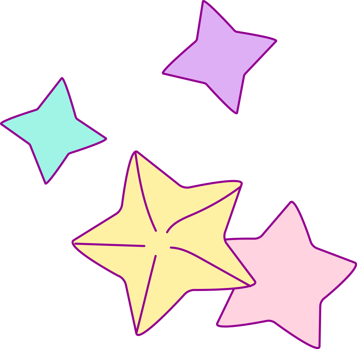 Красивые звездочки