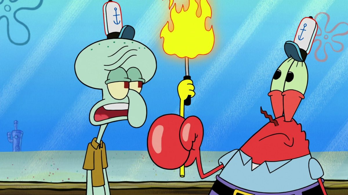 Юджин Крабс с деньгами