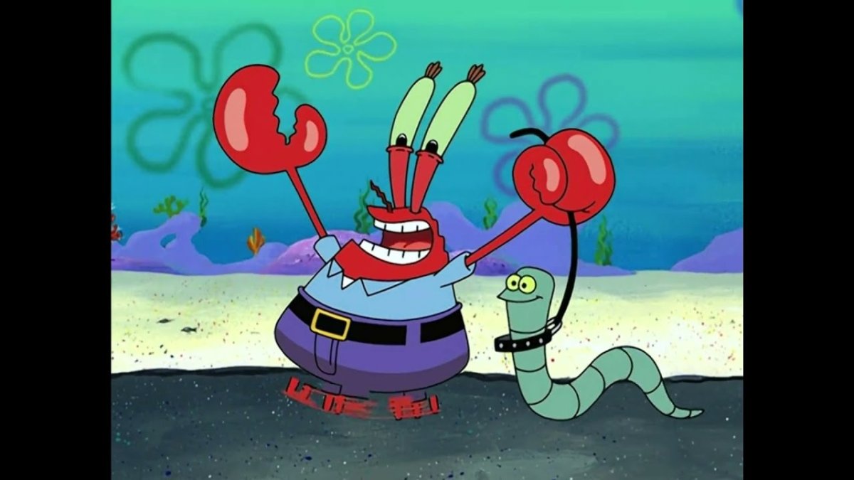 Губка Боб квадратные штаны Крабс