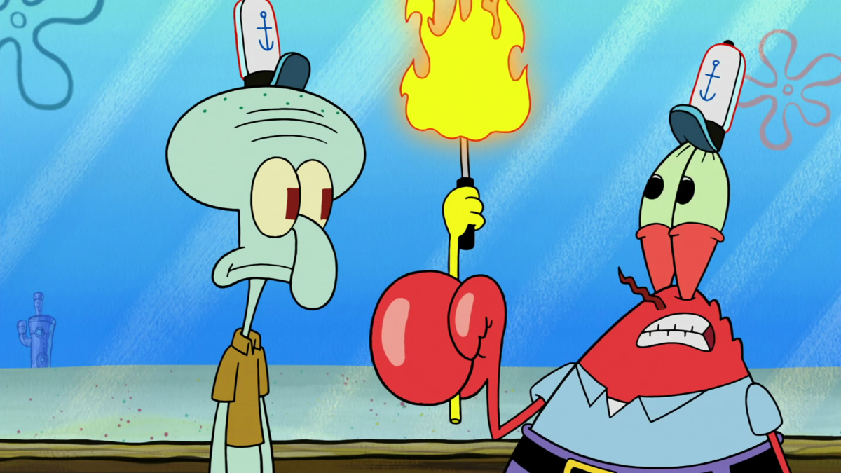 Мистер Крабс и планктон