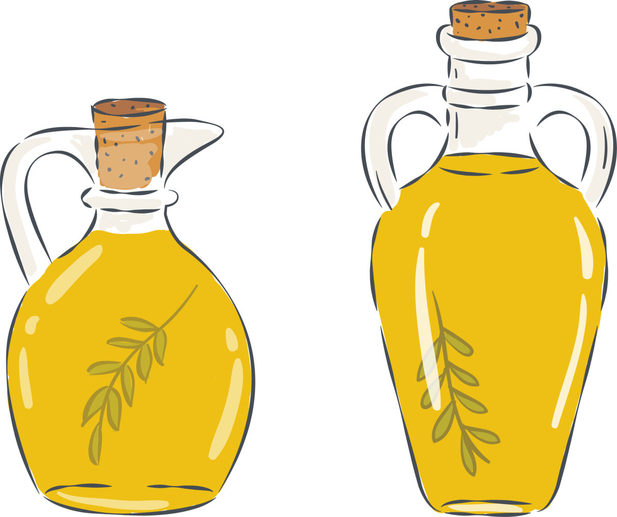 Нарисовать растительное масло