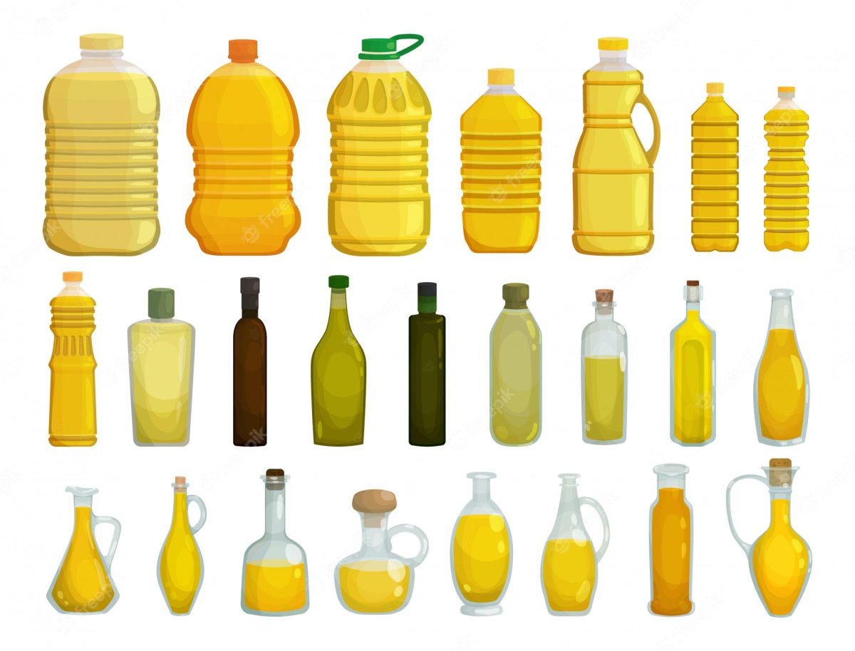 Масло подсолнечное этикетка