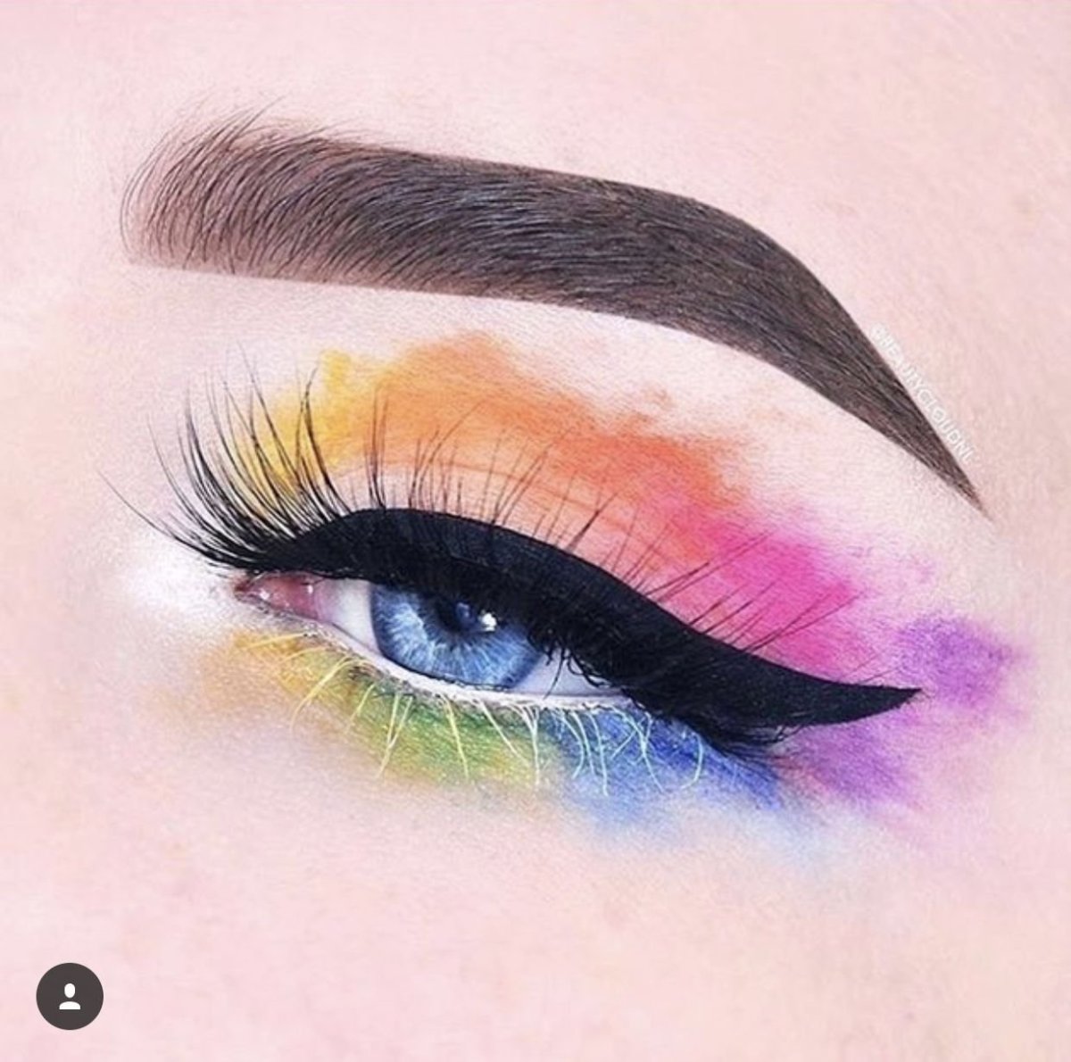 Акварель девушка с помадой