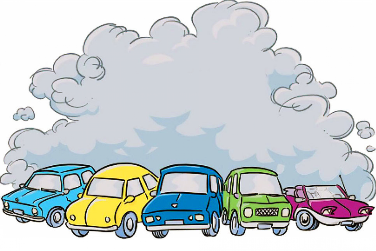 Рисунок на тему загрязнение атмосферы