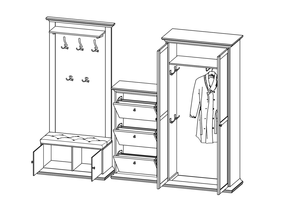 ОГОГО Обстановочка прихожая Reina