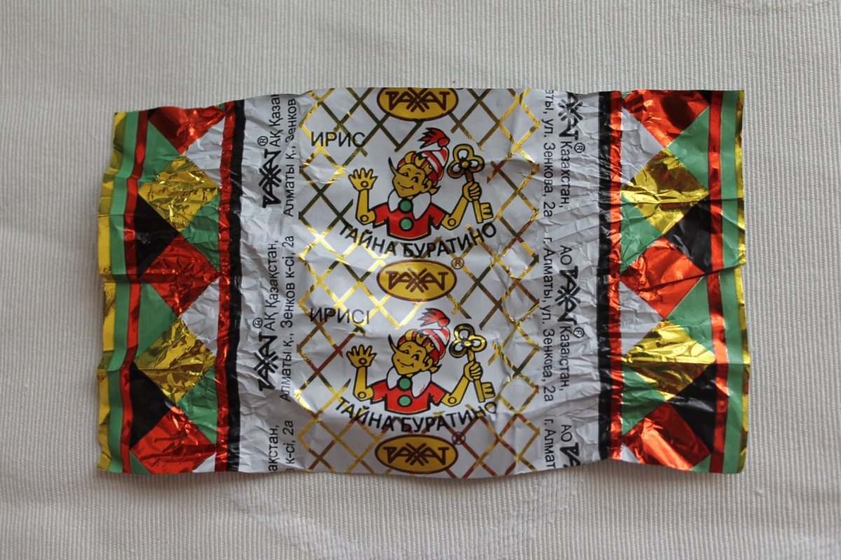 Картина фантик Ириска