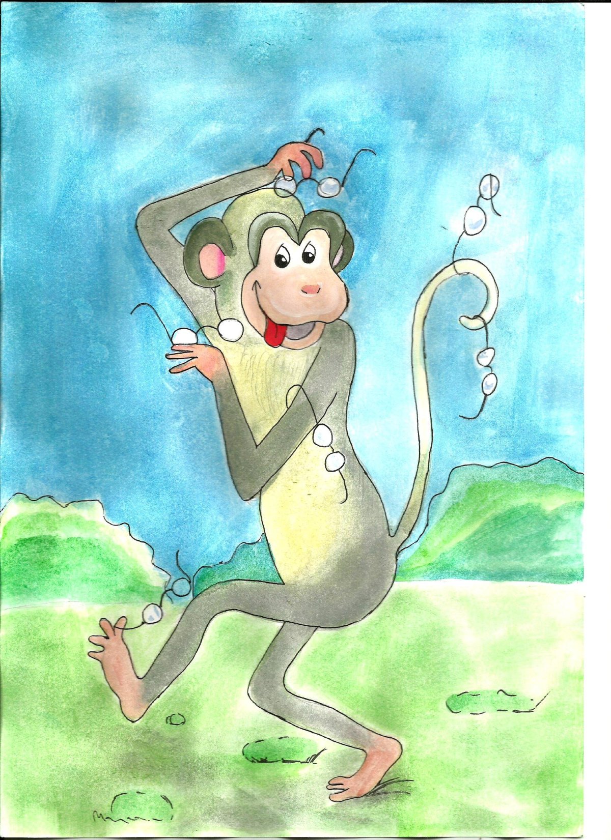 Мартышка и очки. 7