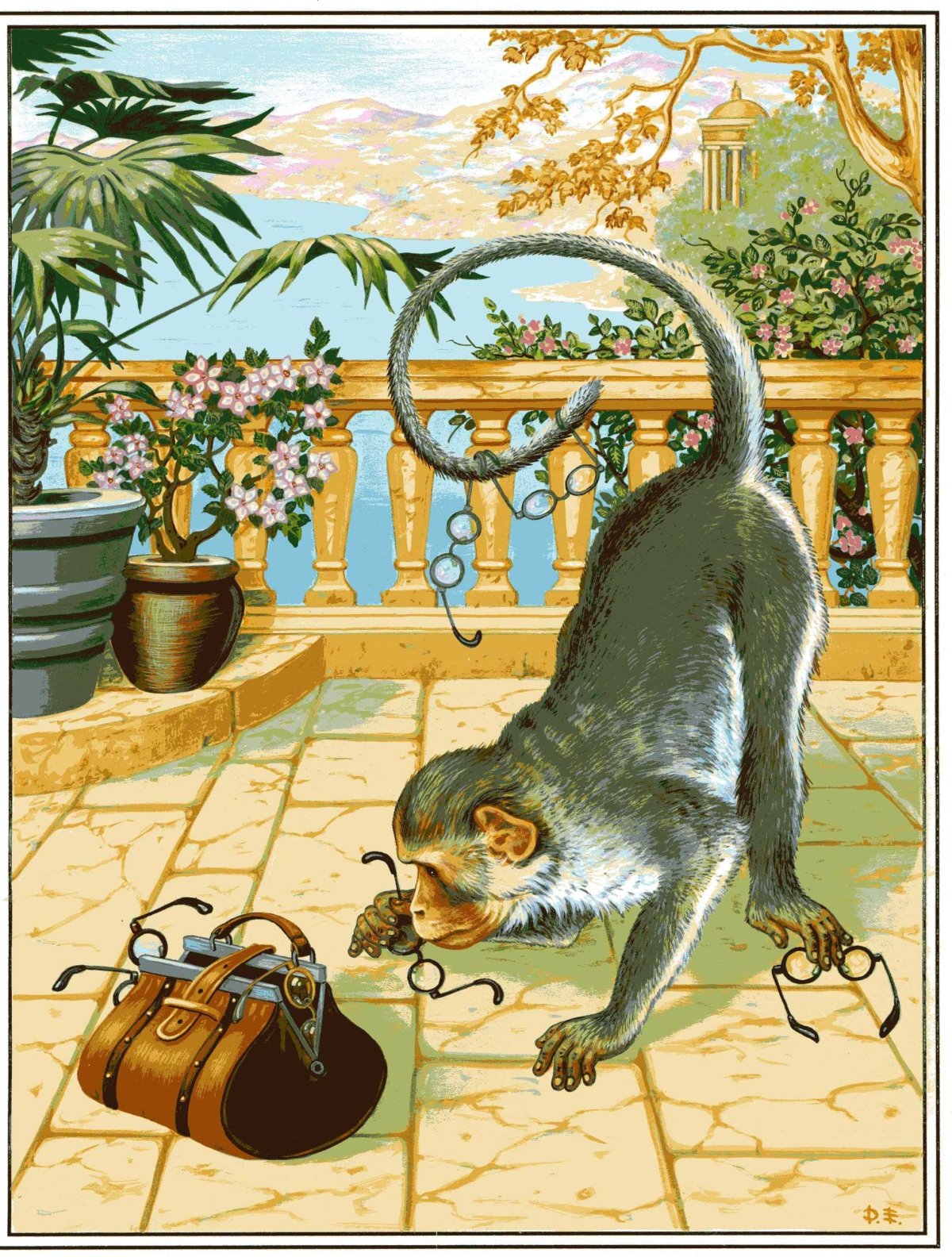 Валентин Серов иллюстрации к басням Крылова