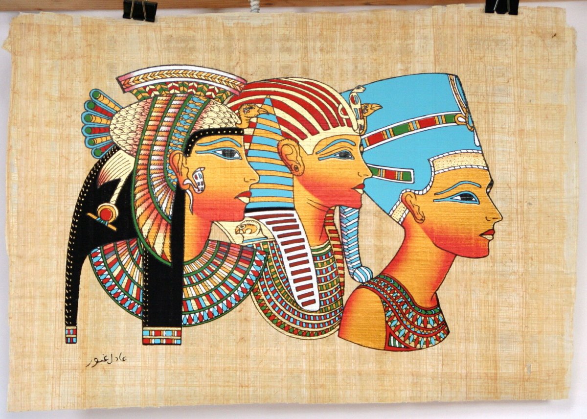 Фрески древнего Египта плакальщицы