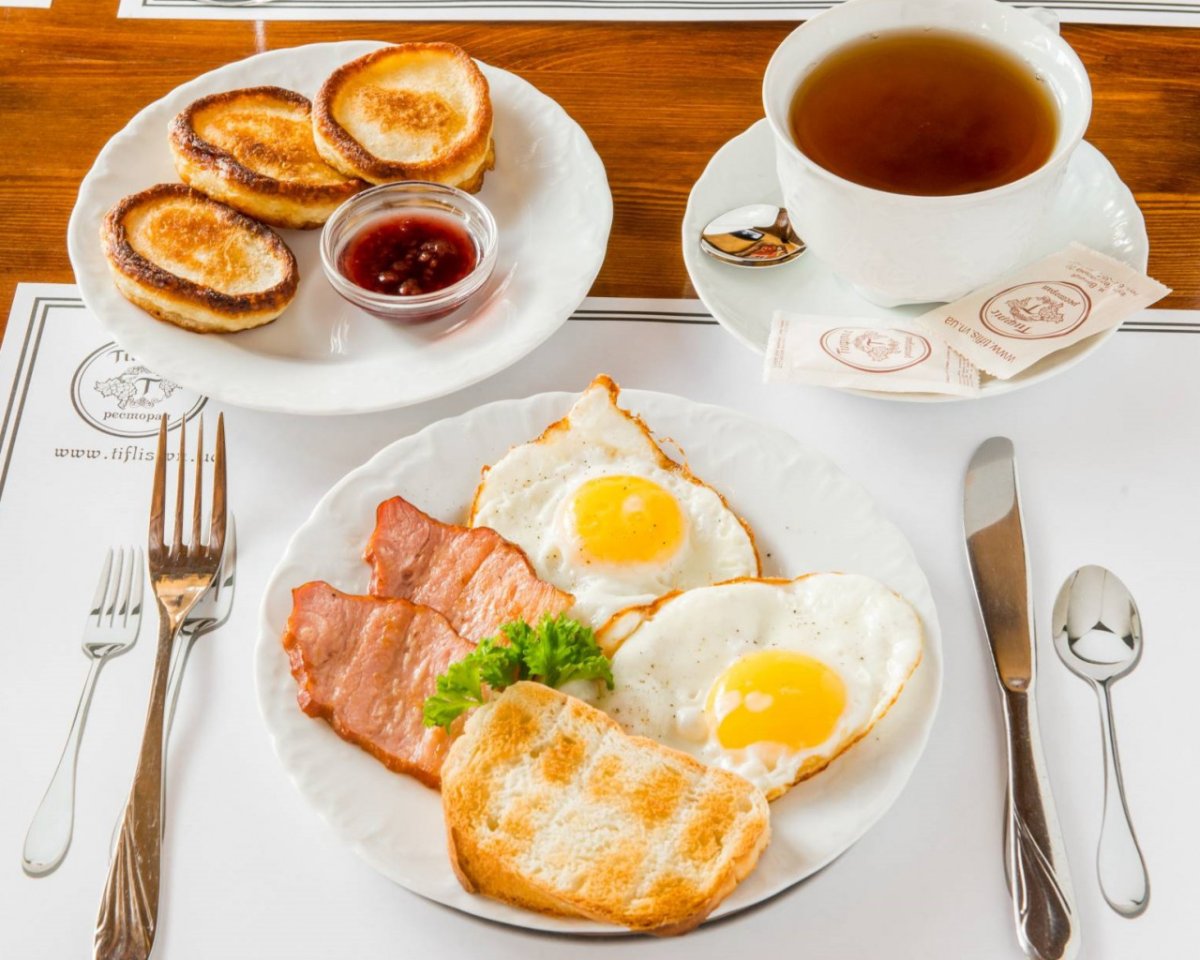 Яичница для завтрака