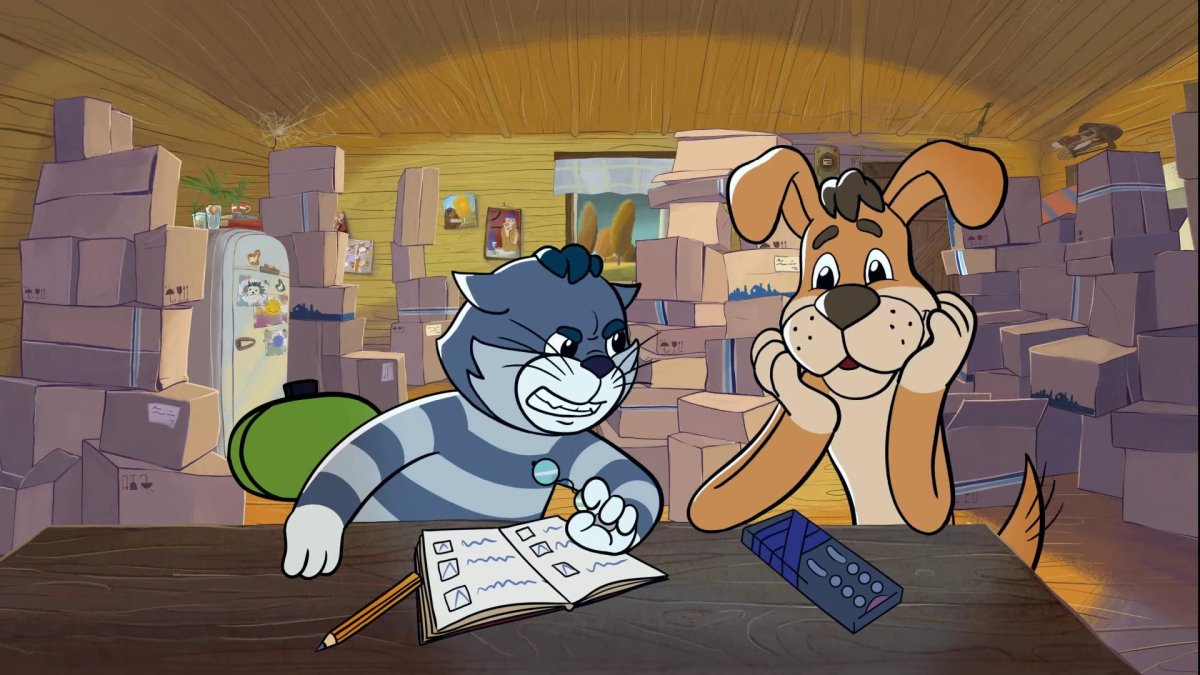 Кот Матроскин Простоквашино мультфильм