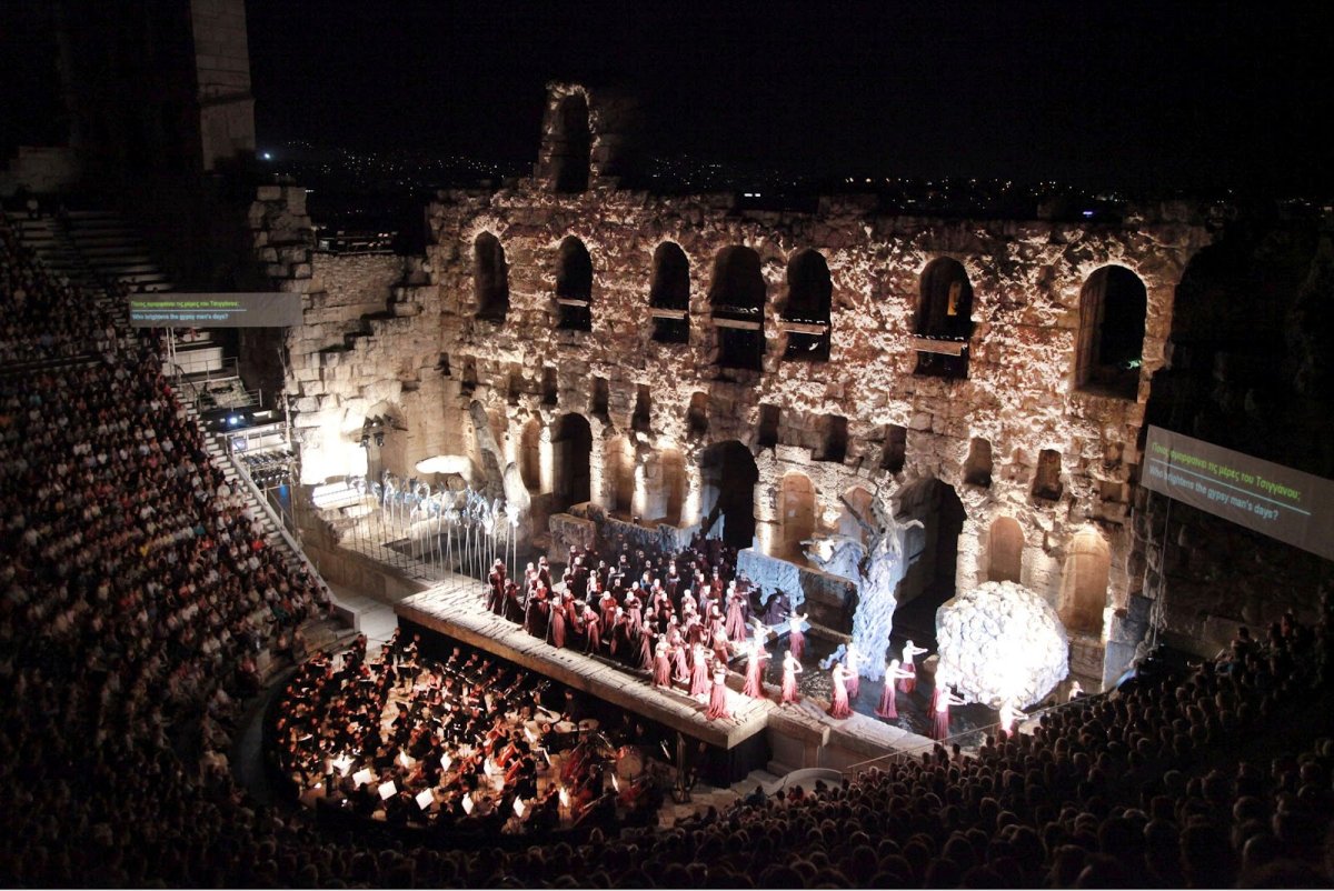 Амфитеатр Эпидавр Греция