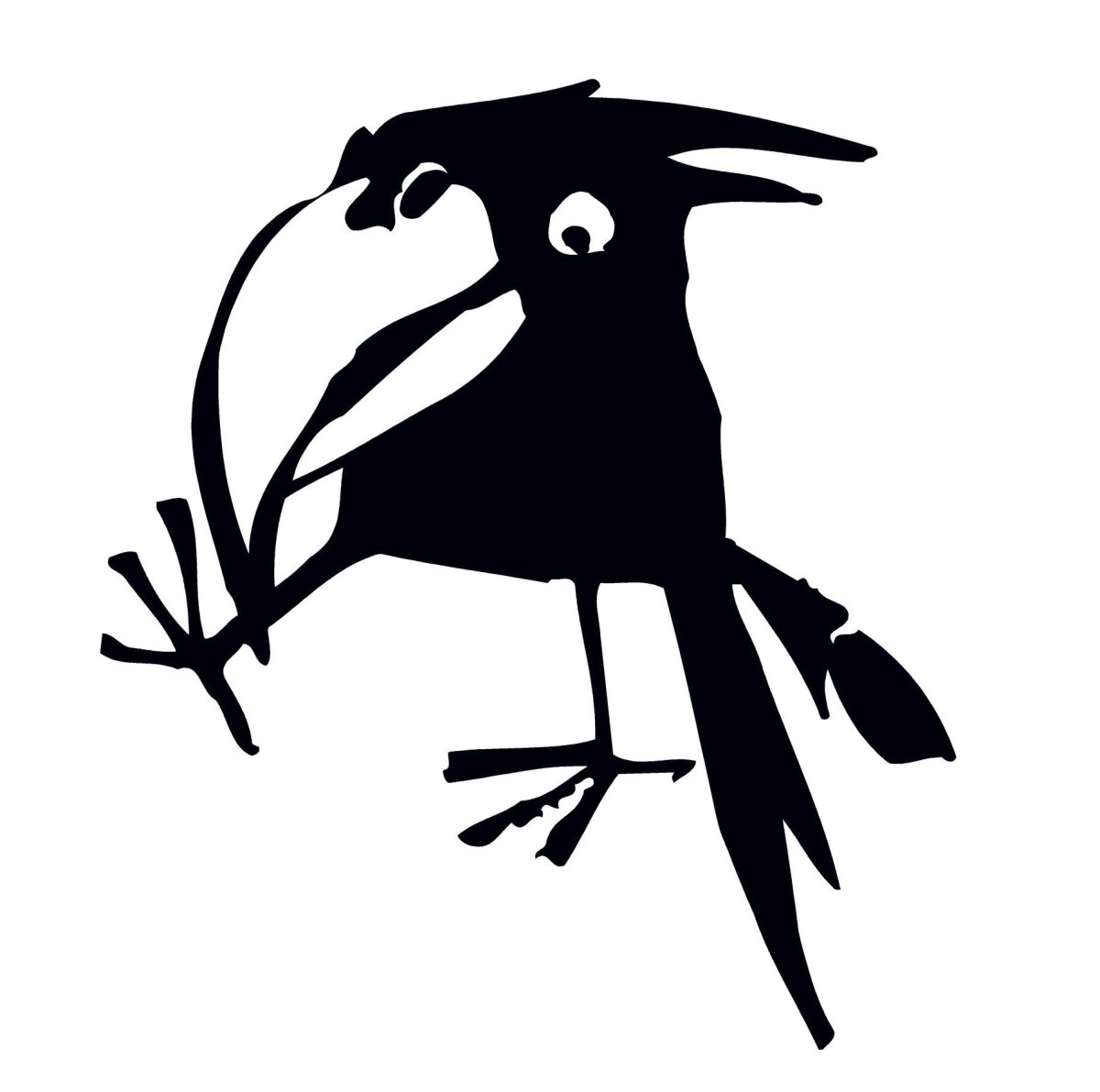 Наклейка ворона