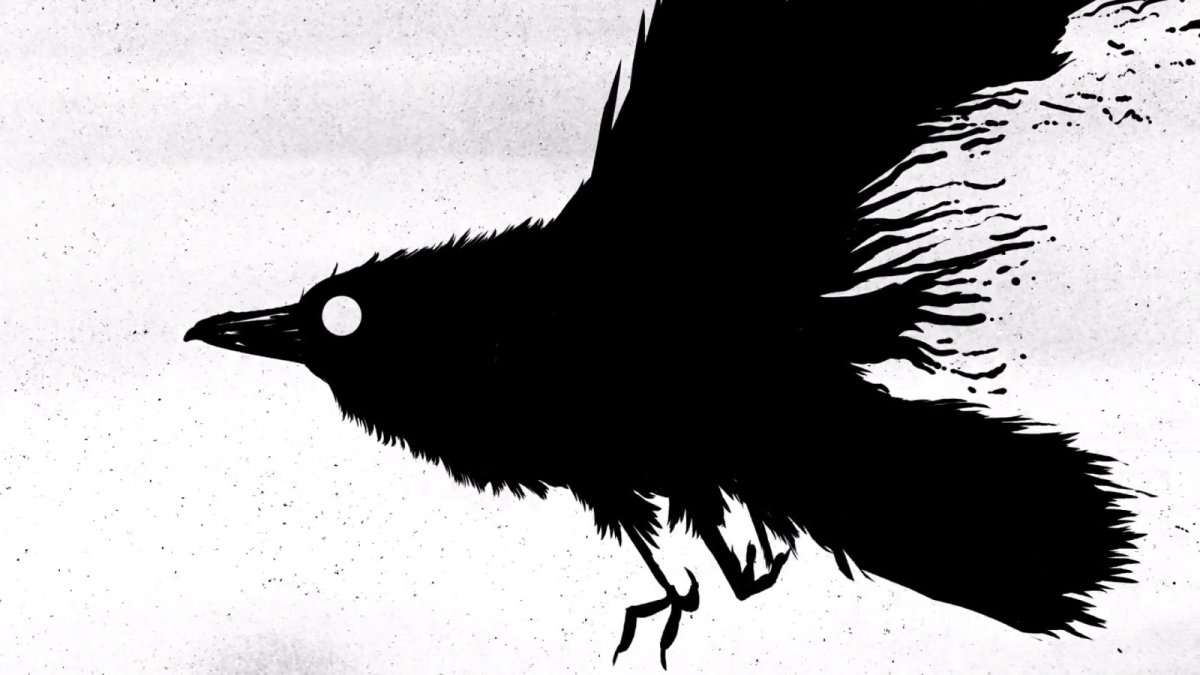 Ворона Минимализм