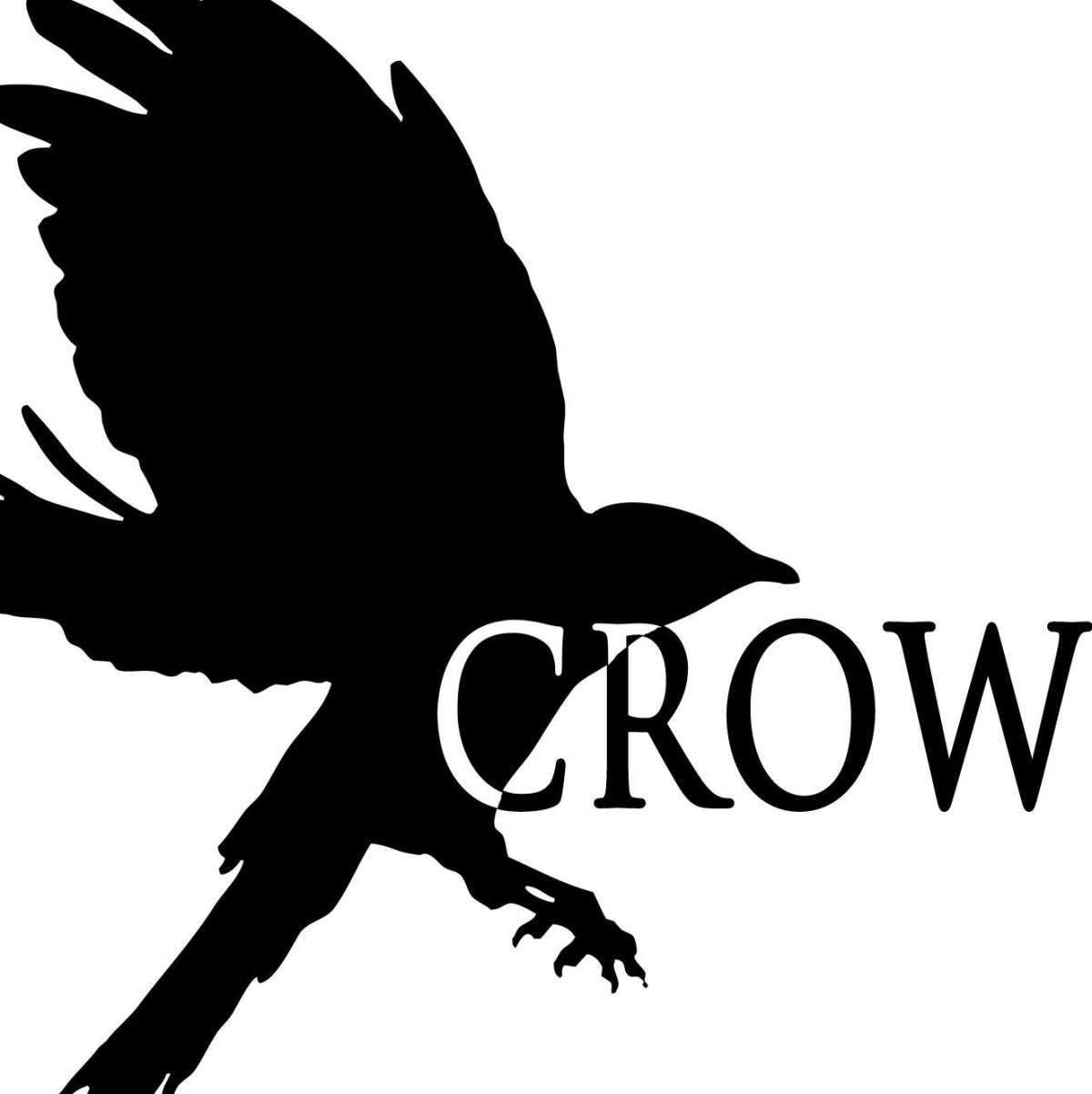 Наклейка ворон