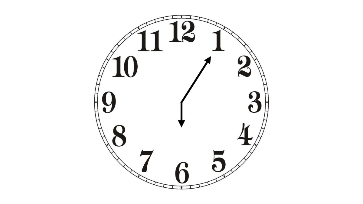 Циферблат с режимом дня