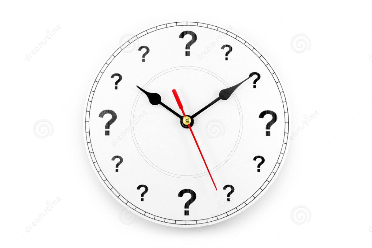 Схема циферблата часов без стрелок