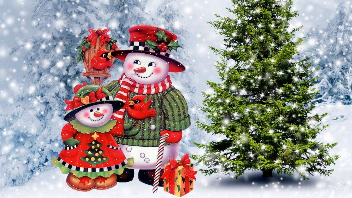 Елочная ветка с игрушками