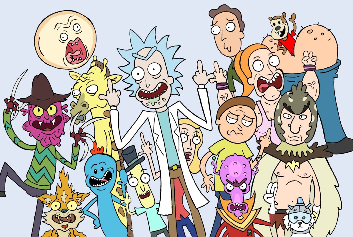 Рик и Морти зомби